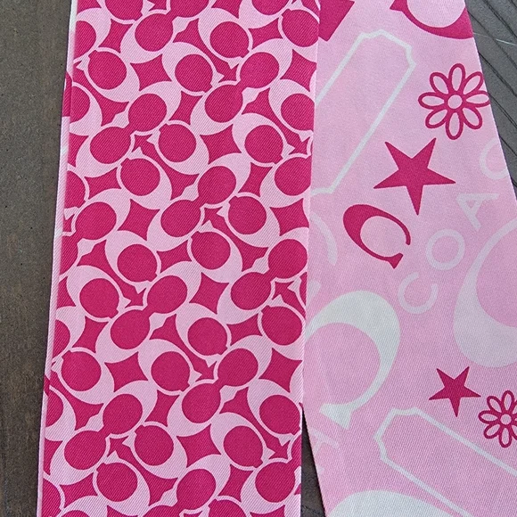 Coach Navy And Fuchia Laura Signature Monogram Jacquard Tote - Picture 2 of 16